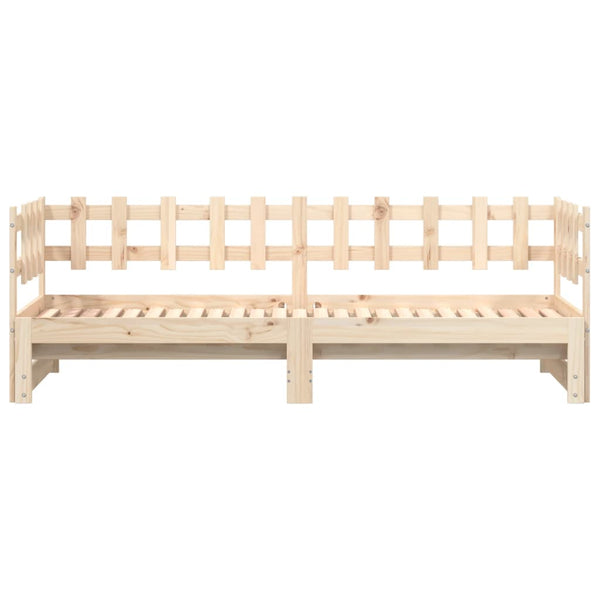 Ausziehbares Tagesbett Kiefer 2x(80x200) cm