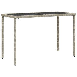 vidaXL Ensemble de salle à manger de jardin 5 pièces avec coussins Gris clair résine tressée