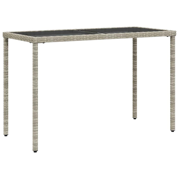 vidaXL Ensemble de salle à manger de jardin 5 pièces avec coussins Gris clair résine tressée