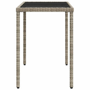 vidaXL Ensemble de salle à manger de jardin 5 pièces avec coussins Gris clair résine tressée