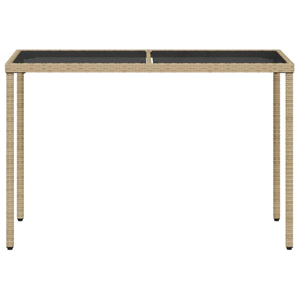 vidaXL Salon de jardin 5 pcs avec coussins mélange beige résine tressée