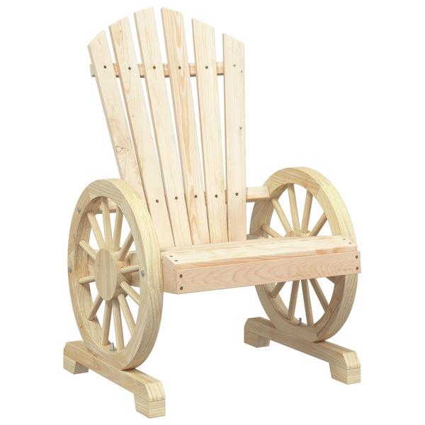 vidaXL Chaise de jardin Adirondack en sapin massif