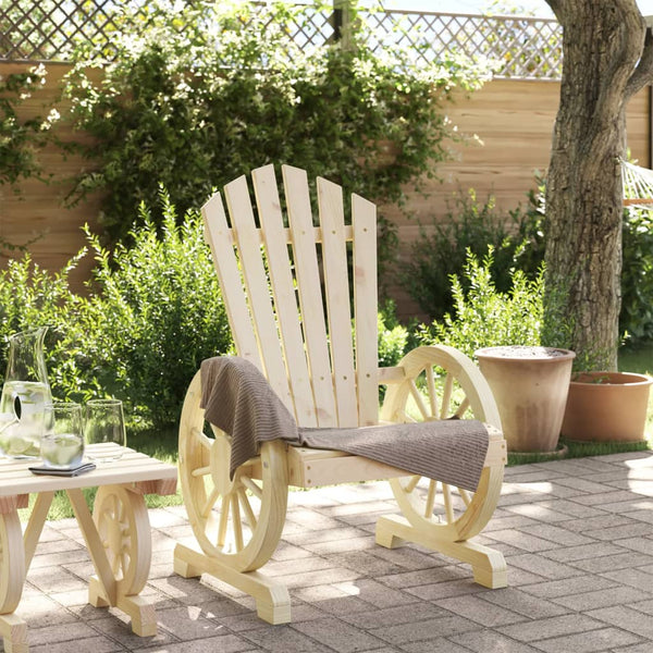 vidaXL Chaise de jardin Adirondack en sapin massif