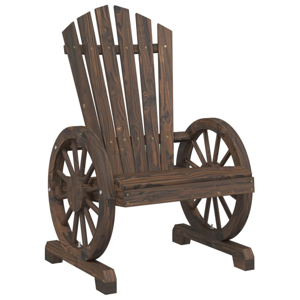 vidaXL Chaise de jardin Adirondack en sapin massif