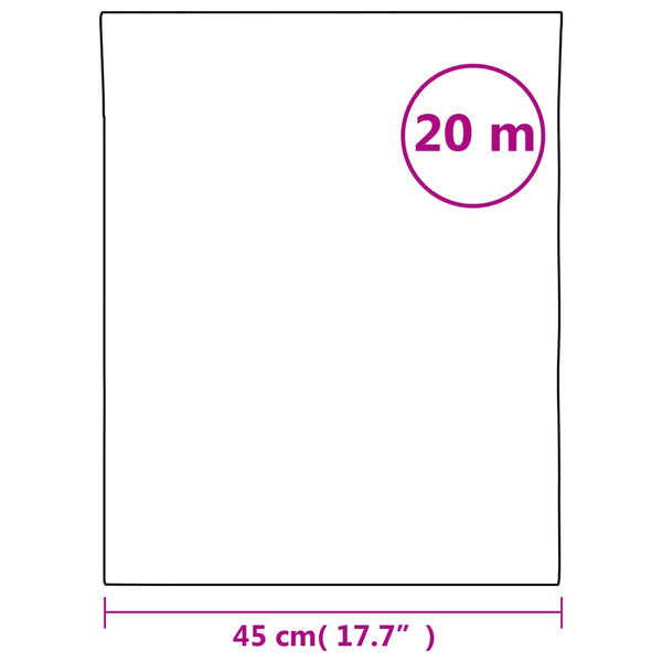 Fensterfolie Matt Grau 45x2000 cm PVC
