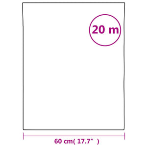 Fensterfolie Matt Weiß 60x2000 cm PVC