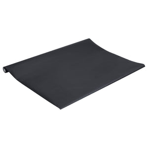 Möbelaufkleber Selbstklebend Mattschwarz 90x500 cm PVC