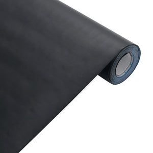 Möbelaufkleber Selbstklebend Mattschwarz 90x500 cm PVC