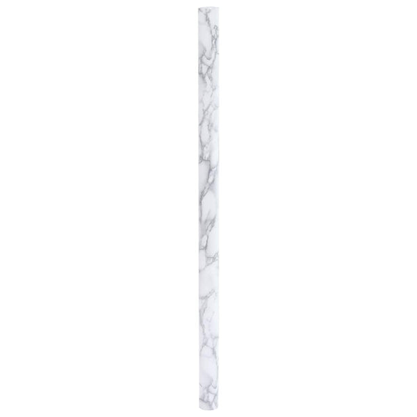 Möbelfolie Selbstklebend Marmorweiß 90x500 cm PVC