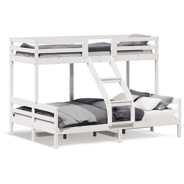 Etagenbett Kiefer 90x200 / 140x200 cm Weiß