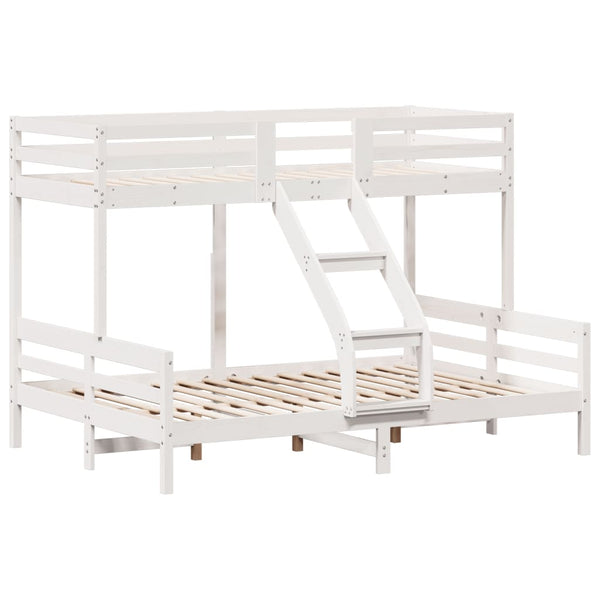 Etagenbett Kiefer 90x200 / 140x200 cm Weiß