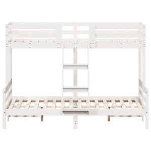 Etagenbett Kiefer 90x200 / 140x200 cm Weiß