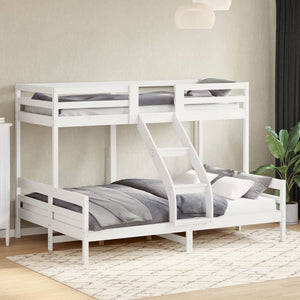 Etagenbett Kiefer 90x200 / 140x200 cm Weiß