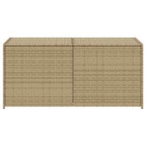 Gartentruhe Beige 283L Poly Rattan