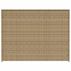 Gartentruhe Beige 984L Poly Rattan