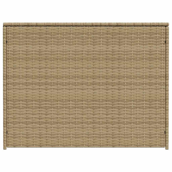 Gartentruhe Beige 984L Poly Rattan