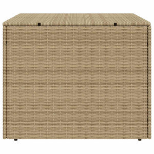Gartentruhe Beige 291L Poly Rattan