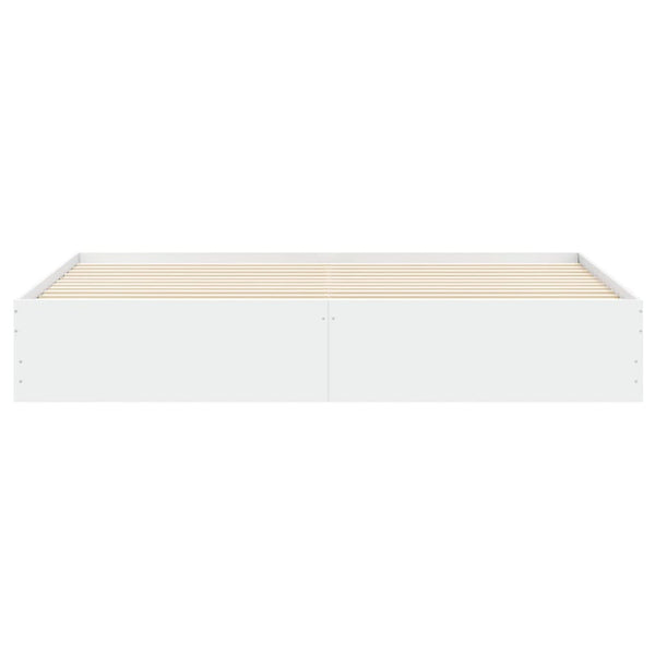 Bettgestell Weiß 200x200 cm mit Schubladen