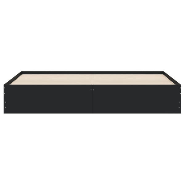 Bettgestell Schwarz 200x200 cm mit Schubladen