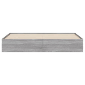 Bettgestell mit Schubladen 200x200 Grau