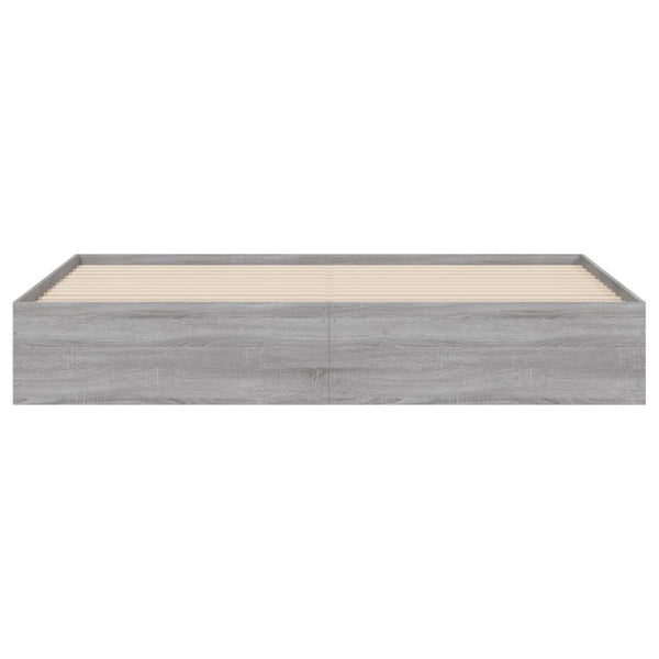 Bettgestell mit Schubladen 200x200 Grau