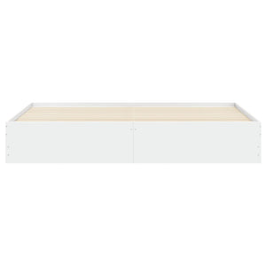 Bettgestell Weiß 160x200 cm mit Schubladen