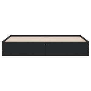 Bettgestell Schwarz 160x200 mit Schubladen