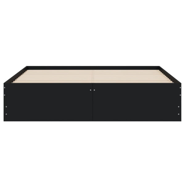 Bettgestell Schwarz 150x200 cm mit Schubladen