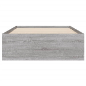 Bettgestell mit Schubladen 100x200 cm Grau