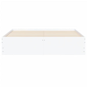 Bettgestell Weiß 140x190 cm mit Schubladen