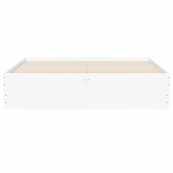 Bettgestell Weiß 140x190 cm mit Schubladen