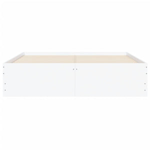 Bettgestell Weiß 135x190 cm mit Schubladen