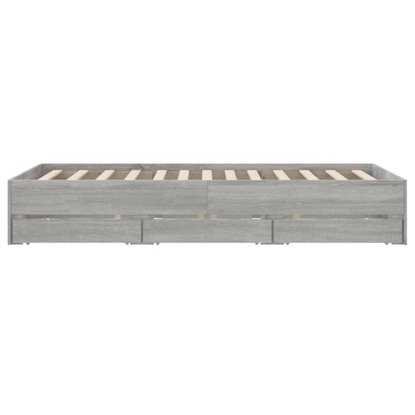 Bettgestell 135x190 cm mit Schubladen