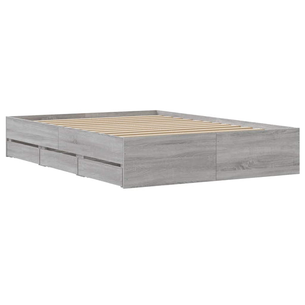 Bettgestell 135x190 cm mit Schubladen