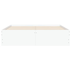 Bettgestell Weiß mit Schubladen 120x190 cm