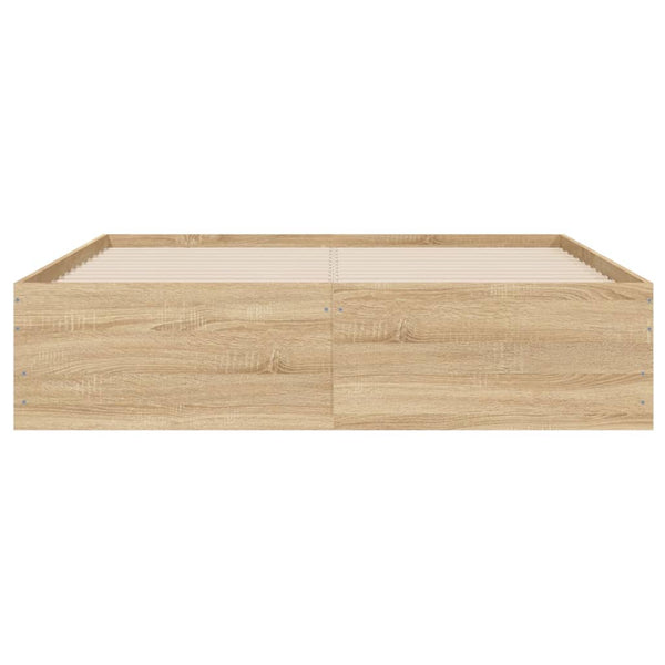 Bettgestell Sonoma-Eiche 120x190cm mit Schubladen