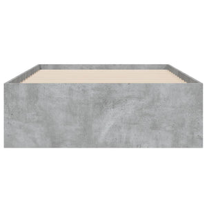 Bettgestell mit Schubladen 90x190 Betongrau