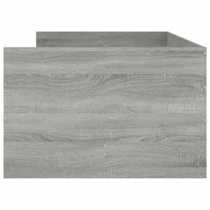 vidaXL Cadre de lit avec tiroirs Gris Sonoma 100x200 cm
