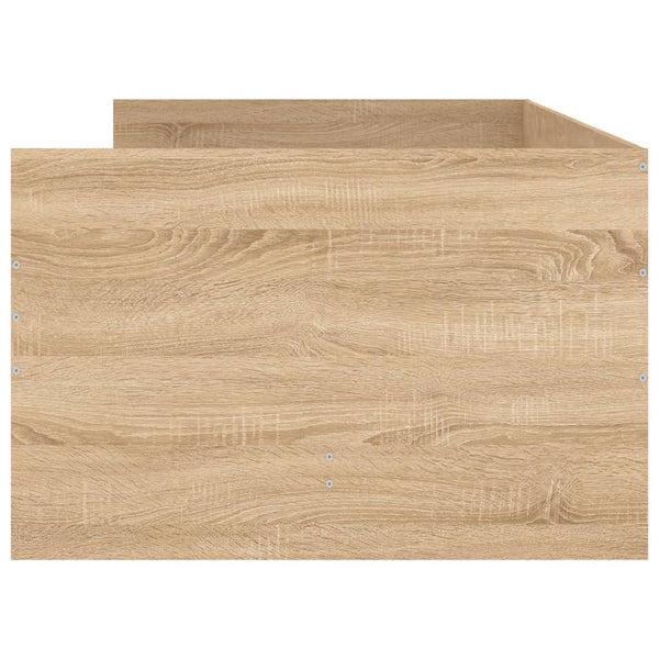 vidaXL Bed Frame with Drawers Sonoma Oak 90x200 cm