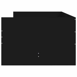 Bettgestell Schwarz 90x190 cm mit Schubladen