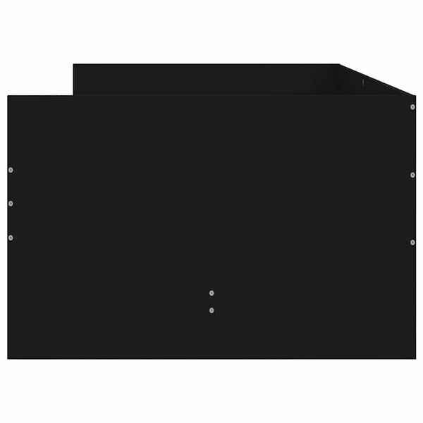 Bettgestell Schwarz 90x190 cm mit Schubladen