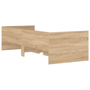 Bett mit Schubladen 75x190 cm Sonoma-Eiche