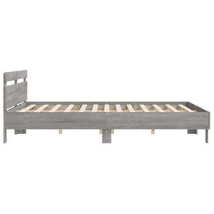 Bettgestell Grau Sonoma 200x200 cm