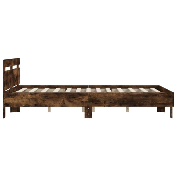 Bettgestell 150x200 cm Räuchereiche