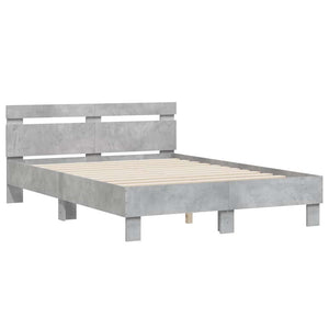 Bettgestell Betongrau 120x200 cm