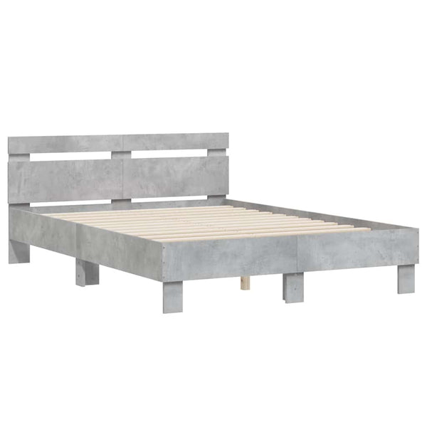 Bettgestell Betongrau 120x200 cm