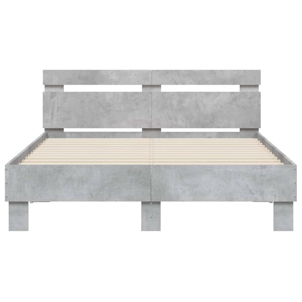 Bettgestell Betongrau 120x200 cm