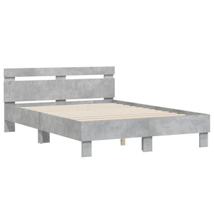Bettgestell Betongrau 135x190 cm