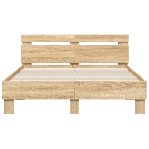 Bettgestell Sonoma-Eiche 120x190 cm