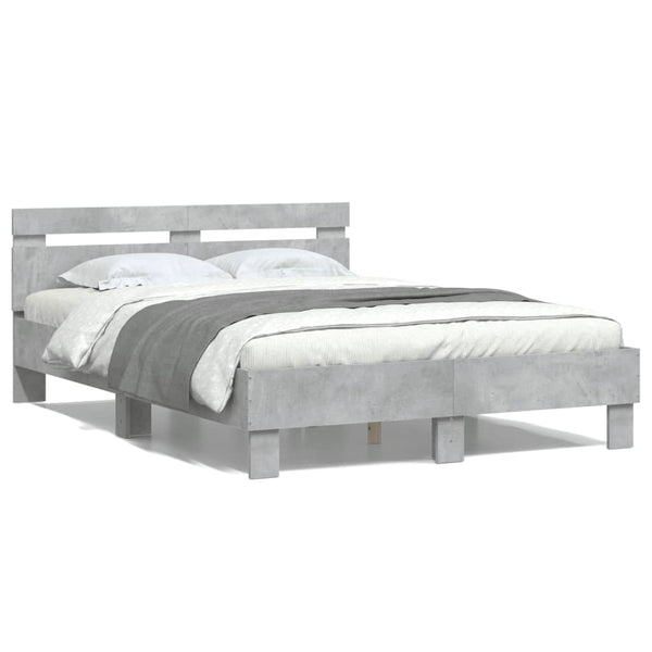 Bettgestell Betongrau 120x190 cm